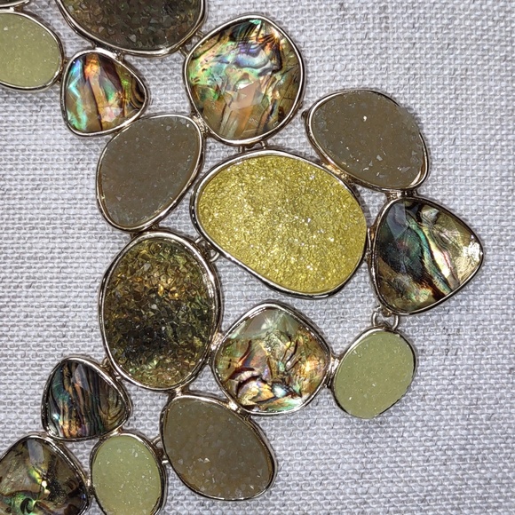 St. Thomas Jeweled Bib Style Necklace - Picture 2 of 5